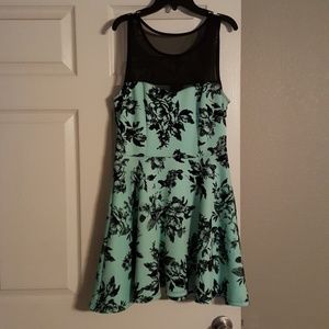 Aquamarine party dress - 9